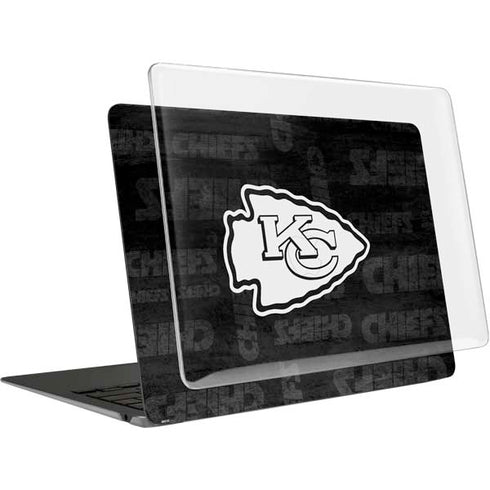 NFL Kansas City Chiefs Black & White MacBook Air 13in (2020) Case plus Skin