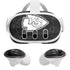 NFL Kansas City Chiefs Black & White Meta Quest 3 Skin