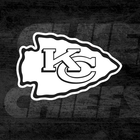 NFL Kansas City Chiefs Black & White Moto E5 Play Skin