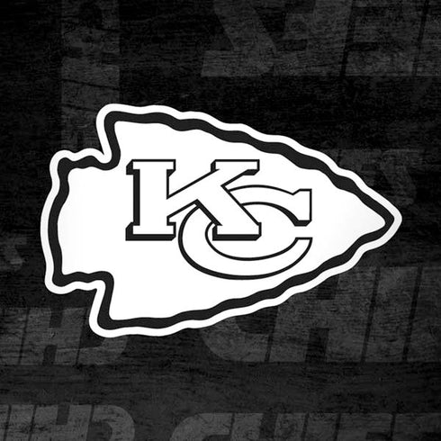 NFL Kansas City Chiefs Black & White Moto G6 Skin