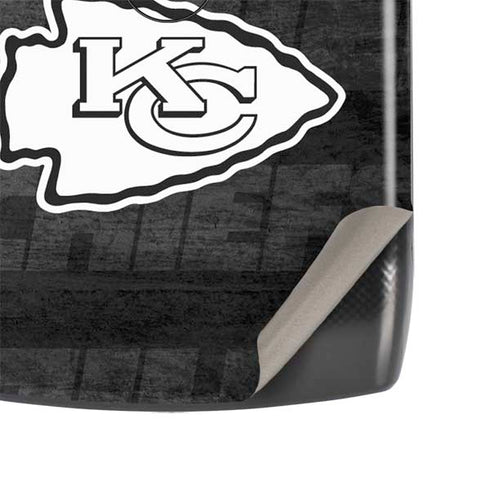NFL Kansas City Chiefs Black & White Motorola RAZR Skin