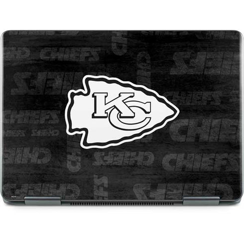 NFL Kansas City Chiefs Black & White Notebook 9 Pro 13in (2017) Skin