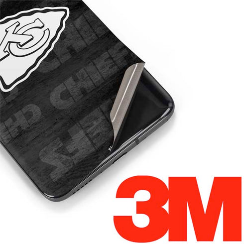 NFL Kansas City Chiefs Black & White OnePlus 7 Pro Skin