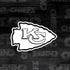 NFL Kansas City Chiefs Black & White PS4 Slim Skin
