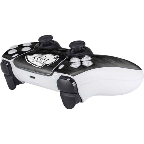 NFL Kansas City Chiefs Black & White PS5 Controller Skin
