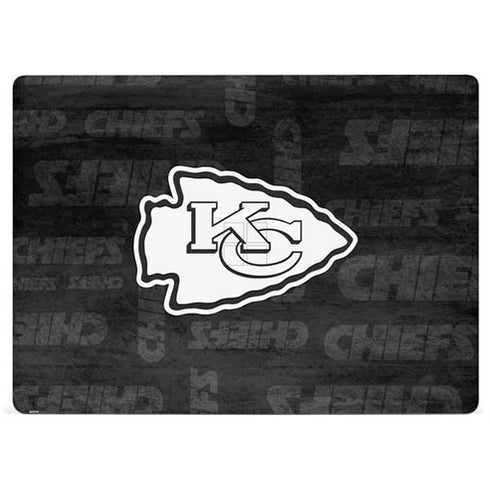 NFL Kansas City Chiefs Black & White Surface Laptop 2 Skin