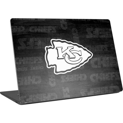 NFL Kansas City Chiefs Black & White Surface Laptop 4 15in Skin