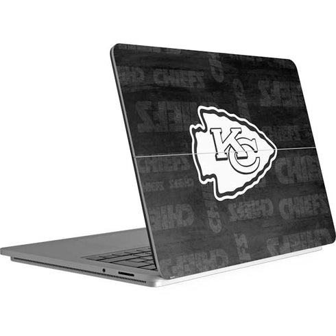NFL Kansas City Chiefs Black & White Surface Laptop Studio Skin