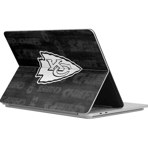 NFL Kansas City Chiefs Black & White Surface Laptop Studio Skin