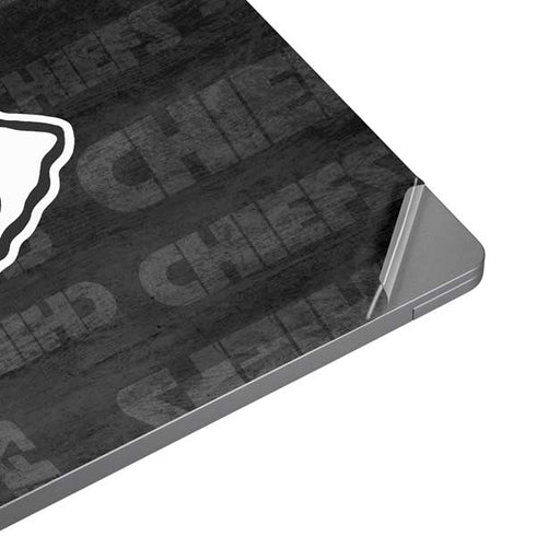 NFL Kansas City Chiefs Black & White Universal Laptop 13in (10.6 x 7.6in) Skin