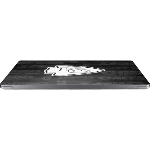 NFL Kansas City Chiefs Black & White Universal Laptop 15in (12.2 x 8.8in) Skin