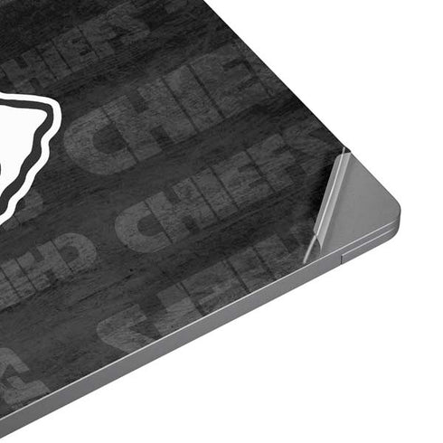 NFL Kansas City Chiefs Black & White Universal Laptop 15in (12.2 x 8.8in) Skin