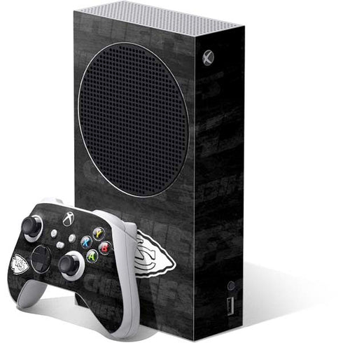 NFL Kansas City Chiefs Black & White Xbox Series S Bundle Skin