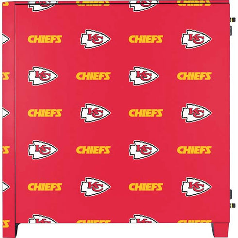 NFL Kansas City Chiefs Blitz Series Corsair 4000D Tempered Glass Mid-Tower ATX Case Skin