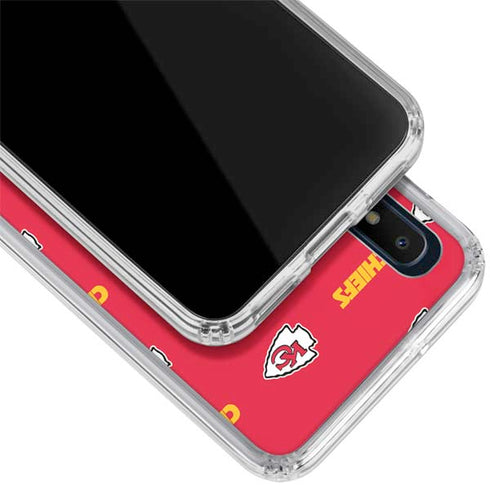 NFL Kansas City Chiefs Blitz Series Galaxy A10e Clear Case