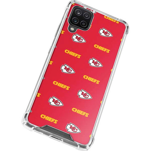 NFL Kansas City Chiefs Blitz Series Galaxy A12 Clear Case