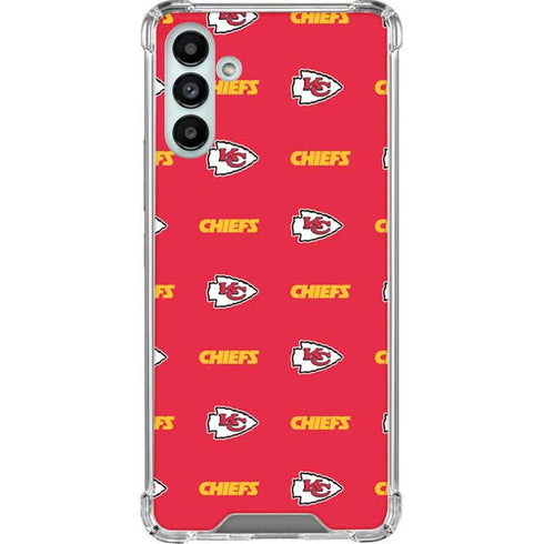 NFL Kansas City Chiefs Blitz Series Galaxy A13 5G Clear Case
