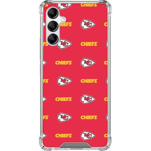 NFL Kansas City Chiefs Blitz Series Galaxy A14 5G Clear Case