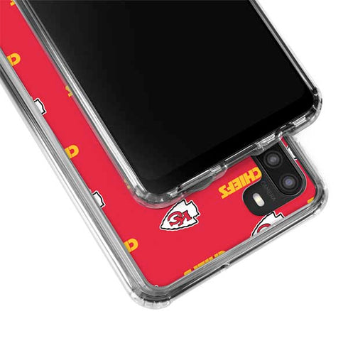 NFL Kansas City Chiefs Blitz Series Galaxy A21 Clear Case