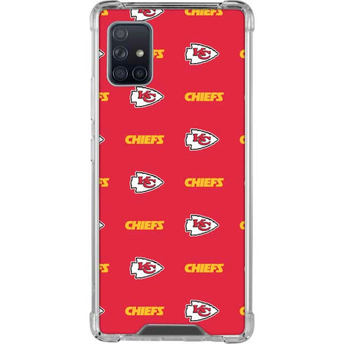 NFL Kansas City Chiefs Blitz Series Galaxy A51 5G Clear Case