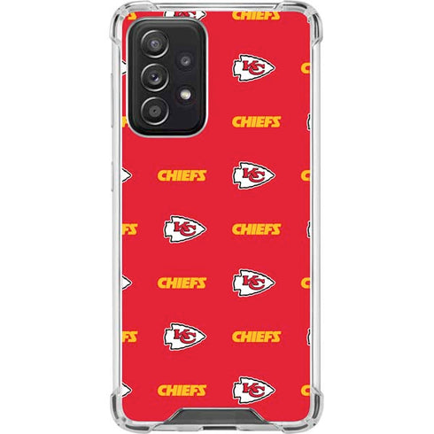 NFL Kansas City Chiefs Blitz Series Galaxy A52 5G Clear Case