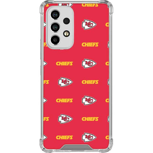 NFL Kansas City Chiefs Blitz Series Galaxy A53 5G Clear Case