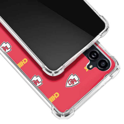 NFL Kansas City Chiefs Blitz Series Galaxy A54 5G Clear Case