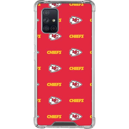 NFL Kansas City Chiefs Blitz Series Galaxy A71 5G Clear Case