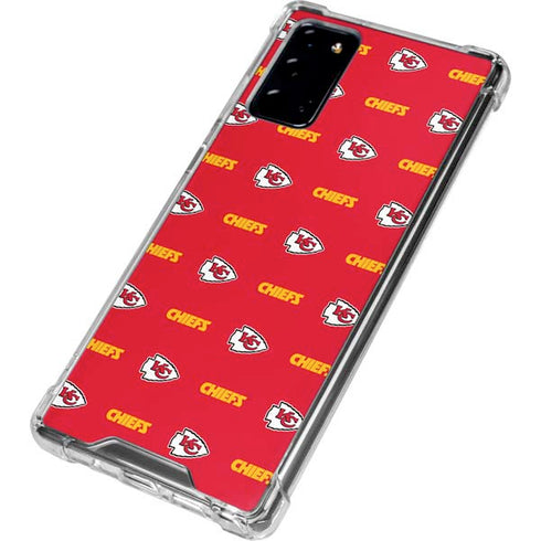 NFL Kansas City Chiefs Blitz Series Galaxy Note20 5G Clear Case