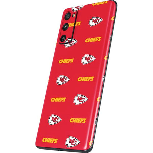 NFL Kansas City Chiefs Blitz Series Galaxy S20 Fan Edition Skin