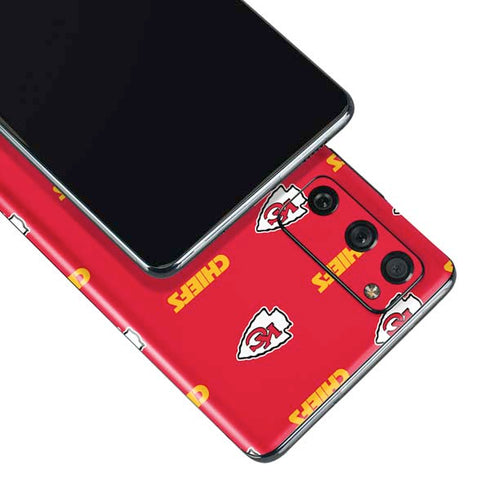 NFL Kansas City Chiefs Blitz Series Galaxy S20 Fan Edition Skin