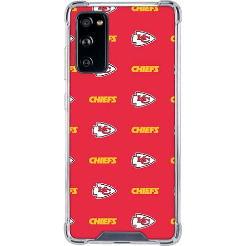 NFL Kansas City Chiefs Blitz Series Galaxy S20 FE Clear Case