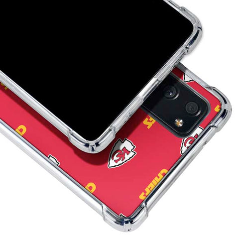 NFL Kansas City Chiefs Blitz Series Galaxy S20 FE Clear Case