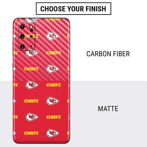 NFL Kansas City Chiefs Blitz Series Galaxy S20 Plus Skin
