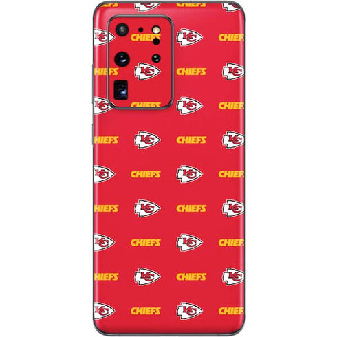 NFL Kansas City Chiefs Blitz Series Galaxy S20 Ultra 5G Skin
