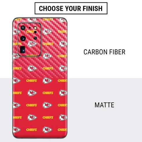 NFL Kansas City Chiefs Blitz Series Galaxy S20 Ultra 5G Skin