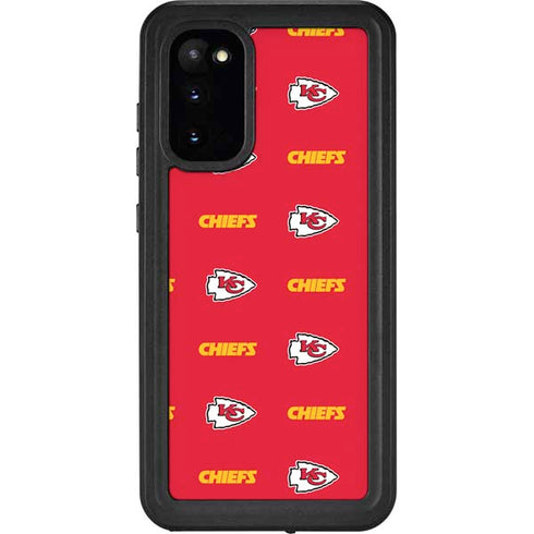 NFL Kansas City Chiefs Blitz Series Galaxy S20 Waterproof Case