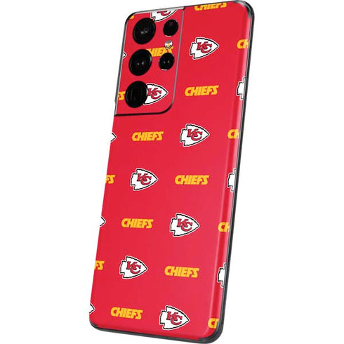 NFL Kansas City Chiefs Blitz Series Galaxy S21 Ultra 5G Skin