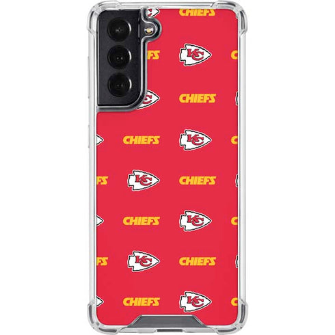 NFL Kansas City Chiefs Blitz Series Galaxy S22 Clear Case