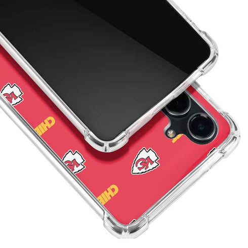 NFL Kansas City Chiefs Blitz Series Galaxy S23 FE Clear Case