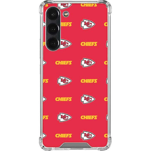 NFL Kansas City Chiefs Blitz Series Galaxy S23 Plus Clear Case