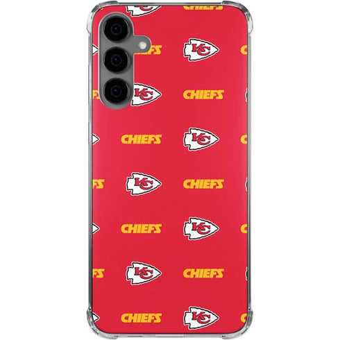 NFL Kansas City Chiefs Blitz Series Galaxy S24 Plus Clear Case