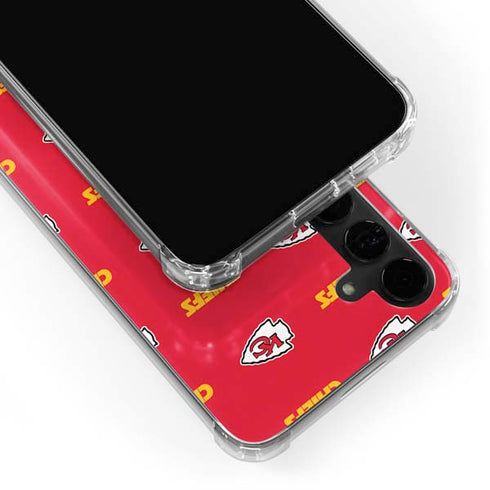 NFL Kansas City Chiefs Blitz Series Galaxy S24 Plus Clear Case
