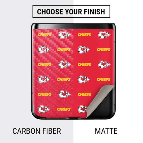 NFL Kansas City Chiefs Blitz Series Galaxy Z Flip Skin