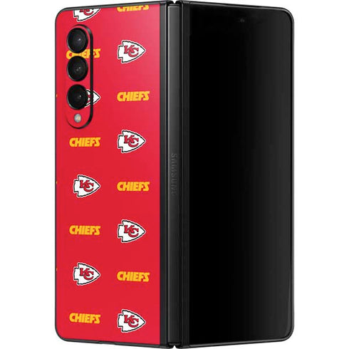 NFL Kansas City Chiefs Blitz Series Galaxy Z Fold3 5G Skin