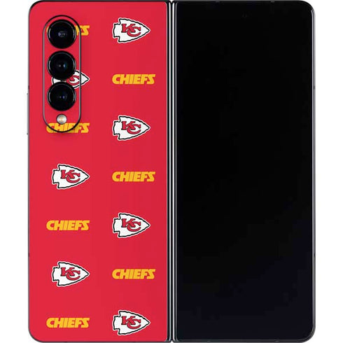 NFL Kansas City Chiefs Blitz Series Galaxy Z Fold4 5G Skin