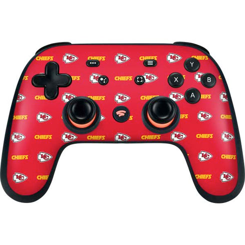 NFL Kansas City Chiefs Blitz Series Google Stadia Controller Skin