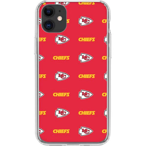 NFL Kansas City Chiefs Blitz Series iPhone 11 Clear Case