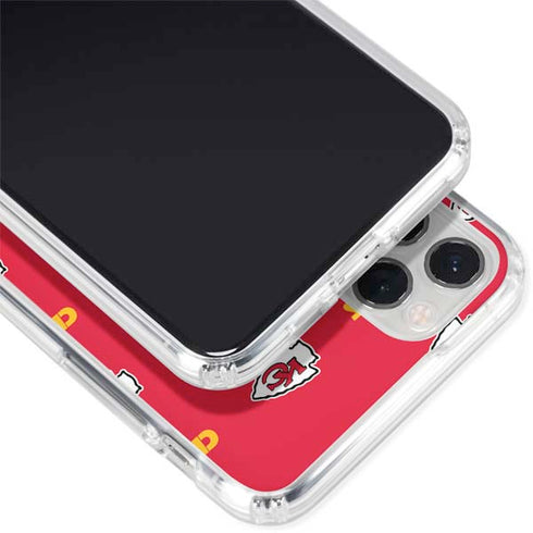 NFL Kansas City Chiefs Blitz Series iPhone 11 Pro Clear Case