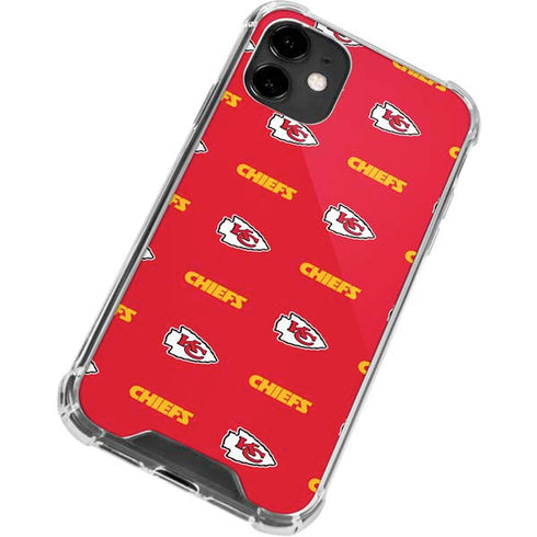 NFL Kansas City Chiefs Blitz Series iPhone 12 Mini Clear Case